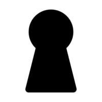 Keyhole icon illustration vector