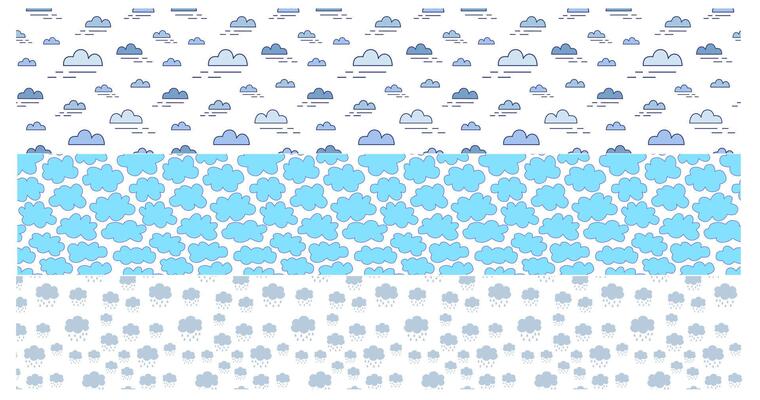 cloud seamless pattern cartoon repeat background scarf isolated wallpaper gift wrapping paper illustration doodle