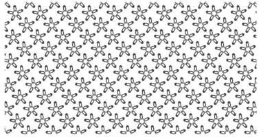 Seamless star flowers pattern. Modern stylish abstract texture. Repeating geometric elements. vector