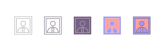 picture frame icon vector