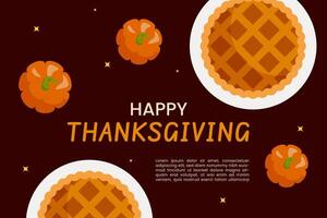 red thanksgiving background vector