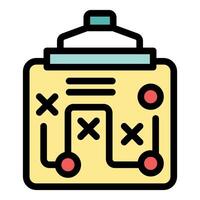Coach presenting basketball strategy using magnetic whiteboard and markers vector