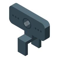 Modern webcam providing high quality conferencing and streaming vector