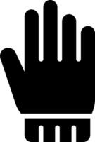 A glove icon on a white background vector