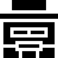 A black and white pixelated image of a man in a hat vector