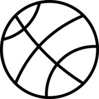Basketball ball coloring pages vector