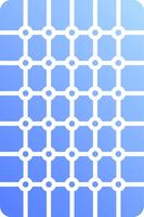 A square pattern with white circles on it vector