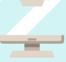 A computer monitor with a window on it vector