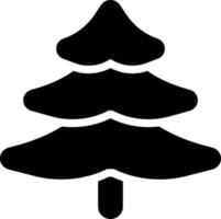 Christmas tree icon vector