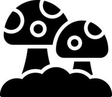 Mushroom cloud icon vector