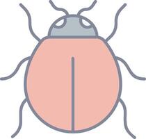 A ladybug icon on a white background vector