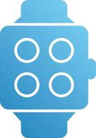 The icon for the watch face vector