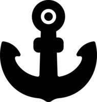 An anchor icon on a white background vector