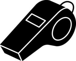 A whistle icon on a white background vector