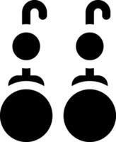 Two black and white icons of a pair of people vector