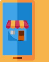 Mobile app development for ecommerce vector