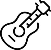 A guitar icon on a white background vector