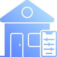 Home automation app icon vector