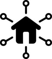 Home automation icon vector