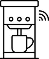 Coffee maker icon vector