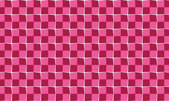 Pink Checkerboard Pattern Geometric Abstract Seamless Background, Wavy Pink Squares Repeating Seamless Pattern, Pink Checkerboard Mosaic Abstract Texture, Pink Checkerboard Harmony vector