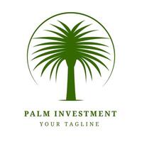 Sunset Sunrise Date Palm Tree Arabian Middle East with Design vector