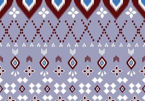 a purple and blue pattern with white and red designs vector