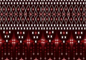 a red and white pattern with stars on it vector