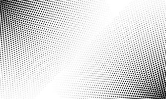 White background with blue round halftone pattern background vector