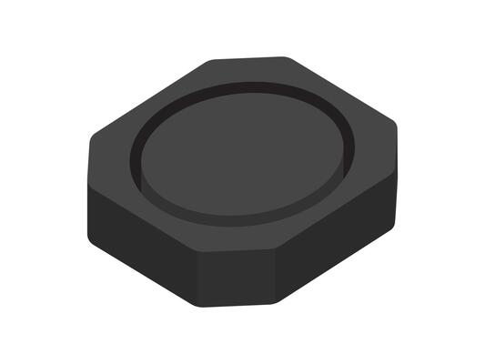 Realistic coil inductors isolated on white background. illustration EPS 10.