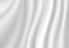 Abstract background luxury white cloth or liquid wave Abstract or white fabric texture background. Cloth soft wave. Creases of satin, silk, and cotton. Use for flag. illustration EPS 10. vector
