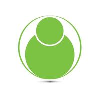 people icon user icon in trendy flat vector