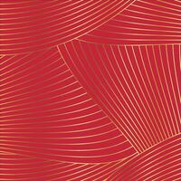 Background Abstract Line Gold and Red Square vector