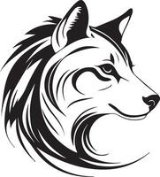 Animals lover logo silhouette image vector