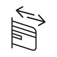 Credit Card Transaction Icon for Payment and Finance Solutions vector