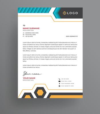 Corporate Business Letterhead Design