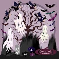 A Night of Ghostly Apparitions art vector