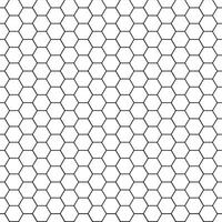 Honeycomb hexagonal seamless pattern. Texture bee comb grid. Grid design, vect or background. Simple texture. Flat illustration isolated on white background. vector