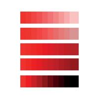 Color element. Trend pallete of color. Full spectrum vivid color pallete. Warm and cold color sets. Wall art concept with square color samples in a grid arrangement. Geometric squares of warm and cool vector