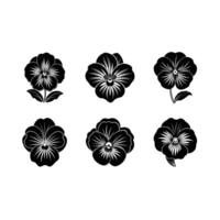 Explore beautiful pansy designs created with for your projects vector