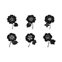 Elegant hydrangea designs created with for diverse projects vector