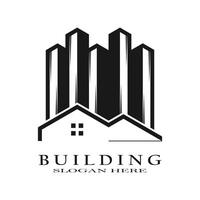 BUILDING LOGO WITH NEW IDEA DESIGN vector