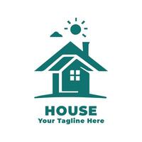 House Logo Simple Design vector