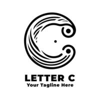 Logo Simple Letter C Design vector