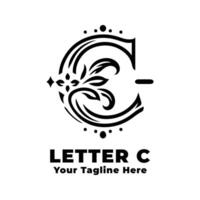 Logo Simple Letter C Illustration Design vector