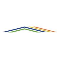 roof icon logo design template vector