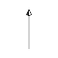 spear icon logo design template vector