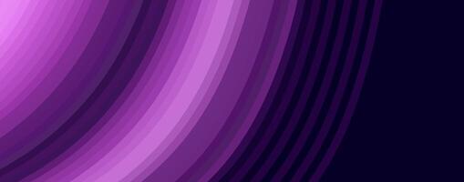 Abstract background with curved lines in shades of purple and black. vector