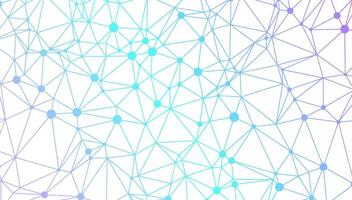 Abstract geometric background with connected nodes and lines. vector