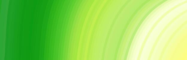 Abstract green and yellow curved lines background. vector